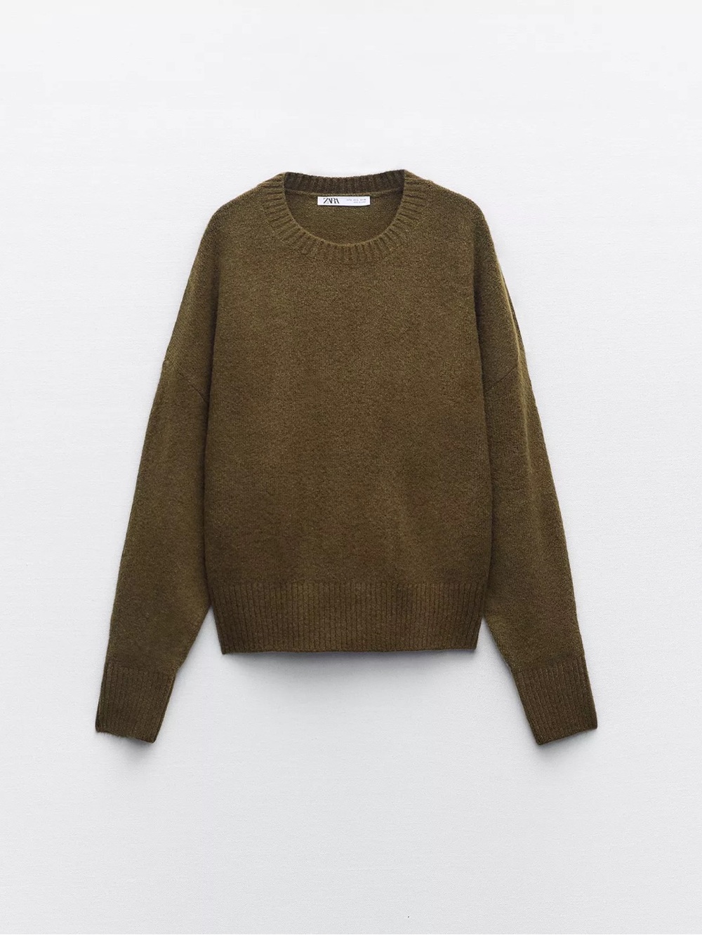 Zara Soft Knit Sweater - Moss Green